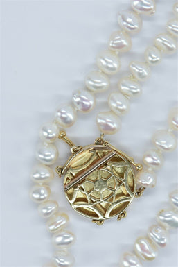 Pearl 18K Gold Necklace GN0007