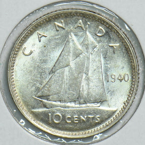 Canada 1940 10 Cents UNC 197970 combine shipping