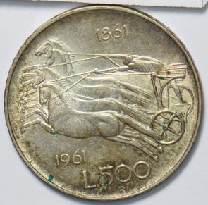 Italy 1961 500 Lira Horse animal 294722 combine shipping