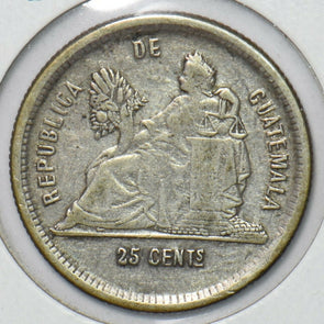 Guatemala 1881 E 25 Centavos 295652 combine shipping