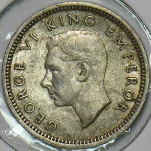 New Zealand 1942 3 Pence 196446 combine shipping