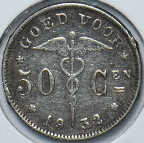 Belgium 1932 50 Cents 193039 combine shipping