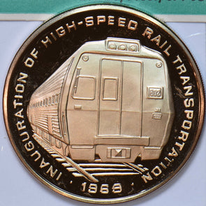 1969 Penn Central High-Speed Train Souvenir Coin-Medal 292809 combine shipping
