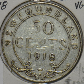 Canada 1918 50 Cents 196112 combine shipping