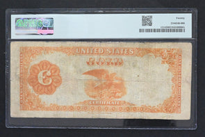US 1882 $100 PMG Very Fine 20 Gold Certificate Large Size Fr#1214 Teehee Burke P