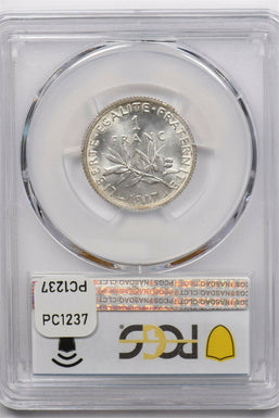 France 1917 Franc PCGS MS 64 rare condition Gad-467 F-217 PC1237 combine shippin