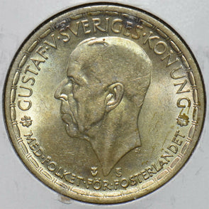 Sweden 1950 2 Kronor BU 195079 combine shipping