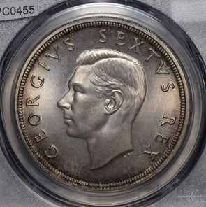 South Africa 1948 5 Shillings Springbok animal PCGS PL66 prooflike surface PC045