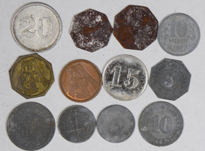 German States 1917 ~24 berlin Jandorf & co 1/2/4/5/15/20 usual low quality BU046