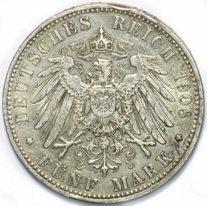 Germany 1908 5 Mark Eagle animal 490429 combine shipping