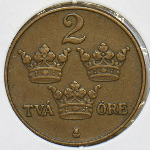 Sweden 1921 2 Ore 197101 combine shipping
