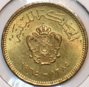 Libya 1965 AH 1385 Millieme 295349 combine shipping