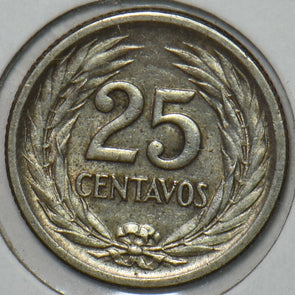 El Salvador 1953 25 Centavos 297324 combine shipping
