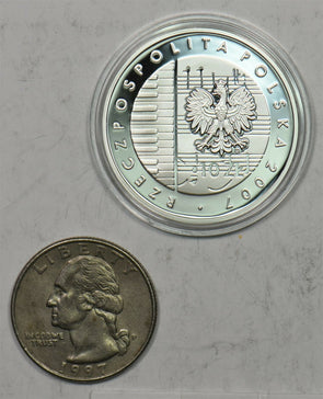 Poland 2007 10 Zlotych Szymanowskiego Commem. 125 yrs BU0626 combine shipping