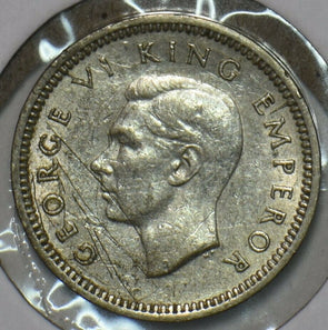 New Zealand 1939 3 Pence 152371 combine shipping