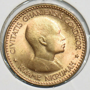 Ghana 1958 1/2 Penny 298438 combine shipping