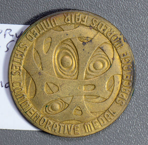 U0062  1962 Medal Century 21 expo in Seattle combine shipping