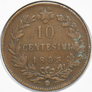 Italy 1893 Umberto I 10 Centesimi 192205 combine shipping