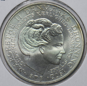 Denmark 1972 10 Kroner Death of Frederik IX and accession of Margrethe II 294549