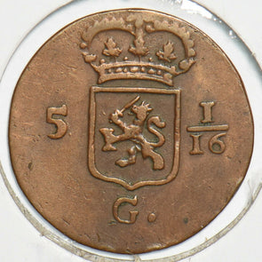 Netherlands East Indies 1805 1/16 Gulden 0 240834 combine shipping
