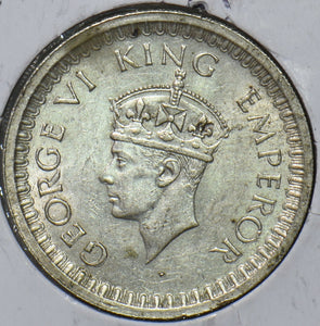 British India 1944 1/2 Rupee 295452 combine shipping