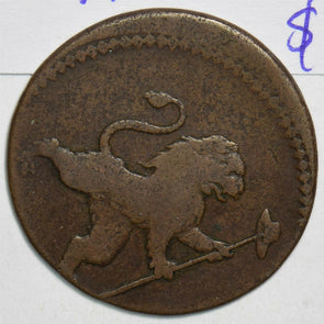 Netherlands 1790 Liard Austrian. Off center 491411 combine shipping