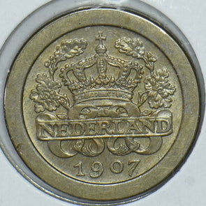Netherlands 1907 5 Cents 291617 combine shipping