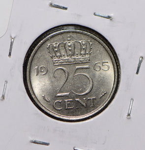 Netherlands 1965 25 Cents  900192 combine shipping