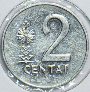 Lithuania 1991 2 Centai Horse animal 198332 combine shipping