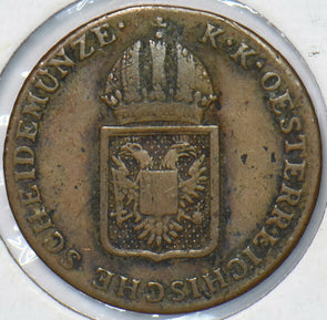 Austria 1816 1/4 Kreuzer Eagle animal 295030 combine shipping