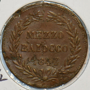 Vatican 1844 1/2 Baiocco 296981 combine shipping