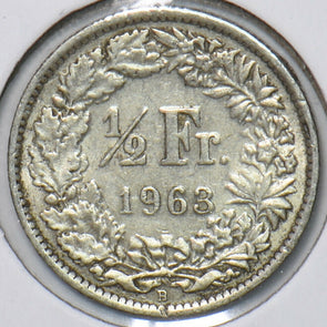 Switzerland 1963 1/2 Franc 194584 combine shipping