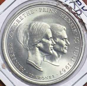 Denmark 1967 10 Kroner 294062 combine shipping