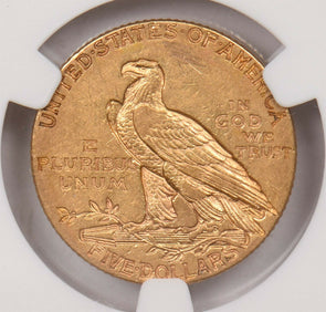 1911 5 Dollar Indian Head gold NGC XF NG1020 combine shipping