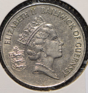Guernsey 1986 10 Pence  191161 combine shipping