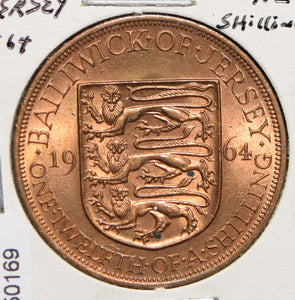 Jersey 1964 1/12 Shilling  150169 combine shipping