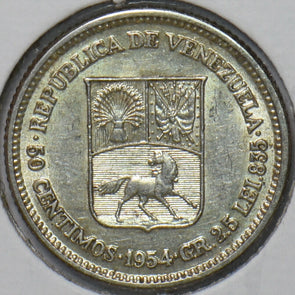 Venezuela 1954 50 Centimos Horse animal 193812 combine shipping