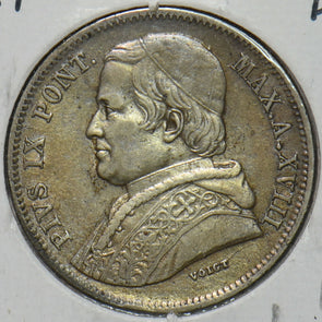 Vatican 1864 City 20 Baiocch 297093 combine shipping
