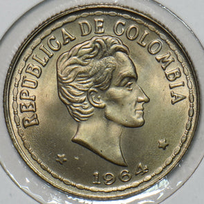 Colombia 1964 20 Centavos Eagle animal 196082 combine shipping