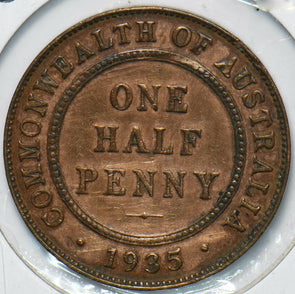 Australia 1935 1/2 Penny Georgivs V 902231 combine shipping