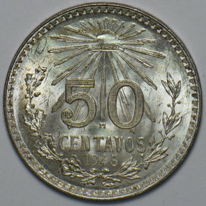 Mexico 1945 50 Centavos Eagle animal 193553 combine shipping