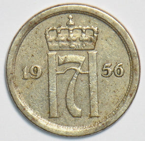 Norway 1956 25 Ore 153269 combine shipping