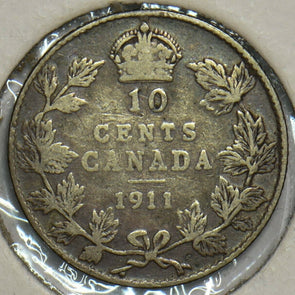 Canada 1911 10 Cents 904202 combine shipping