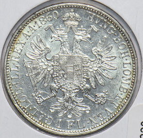 Austria 1860 A Florin Eagle animal 490328 combine shipping