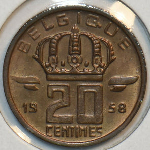 Belgium 1958 20 Centimes 151948 combine shipping