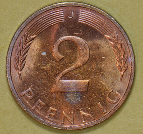 Germany 1976 2 Pfennig 292569 combine shipping