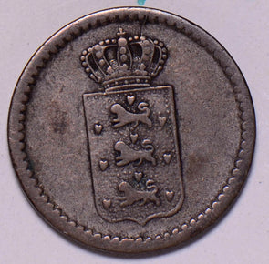 D0030 Danish West Indies 1840  10 Skilling  combine shipping