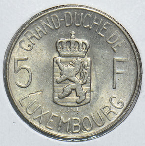 Luxembourg 1962 5 Francs 198800 combine shipping