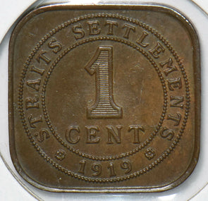 Straits Settlements 1919 Cent  291057 combine shipping