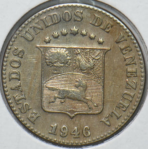 Venezuela 1946 5 Centimos Horse animal 193694 combine shipping